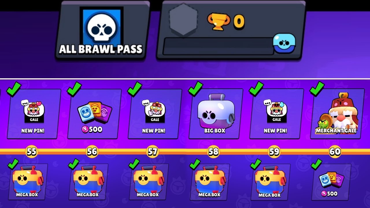 BOUGHT ALL BRAWL PASS LEVELS ON THE NEW ACCOUNT - YouTube