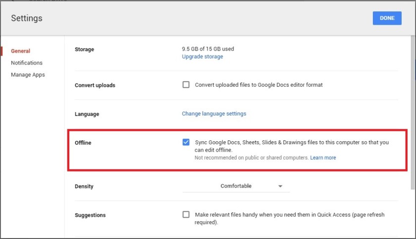 How to use Google Docs offline