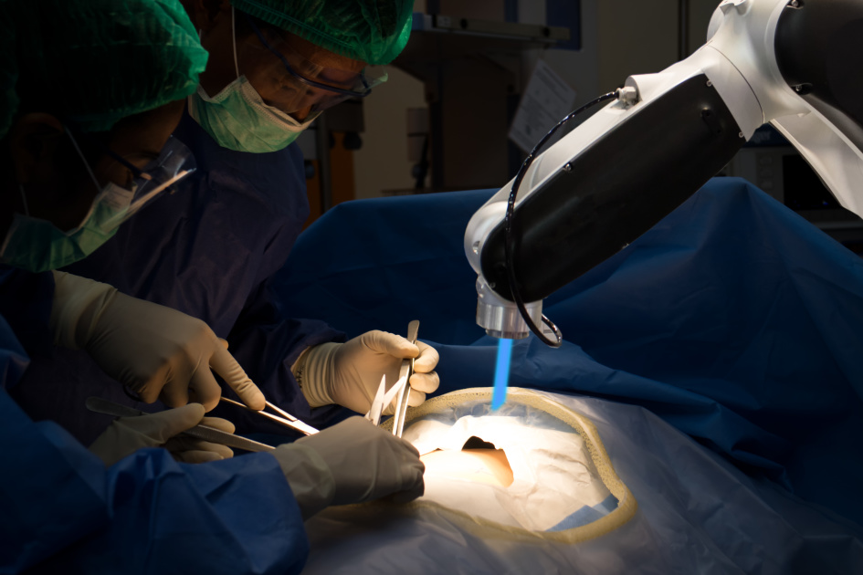 Researchers taught a robot to suture by showing it surgery videos
