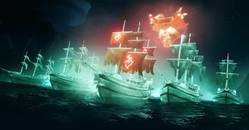 Sea of Thieves gets a new ship boss battle in Haunted Shores