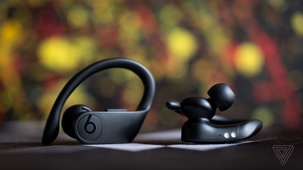 An image of the Powerbeats Pro, the best wireless earbuds for fitness.