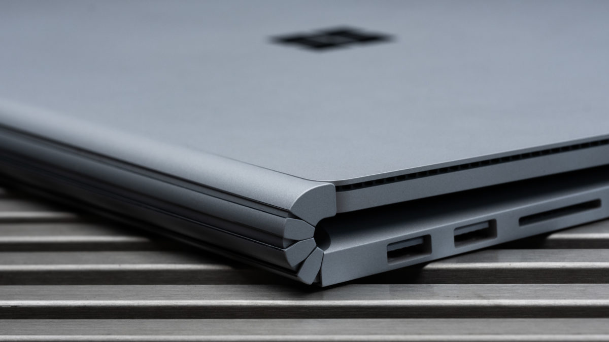 Microsoft Surface Book 3 left side ports new