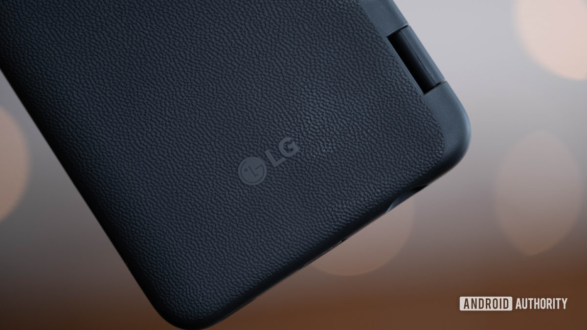 LG G8X ThinQ LG logo