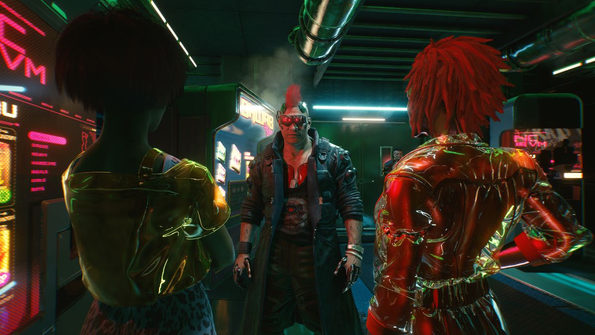 Talking to two characters in Cyberpunk 2077