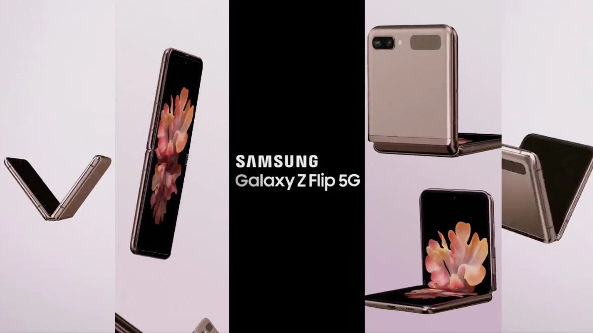 Samsung Galaxy Z Flip 5G Video Promo Leak Showcases It From All Sides Ahead of Launch