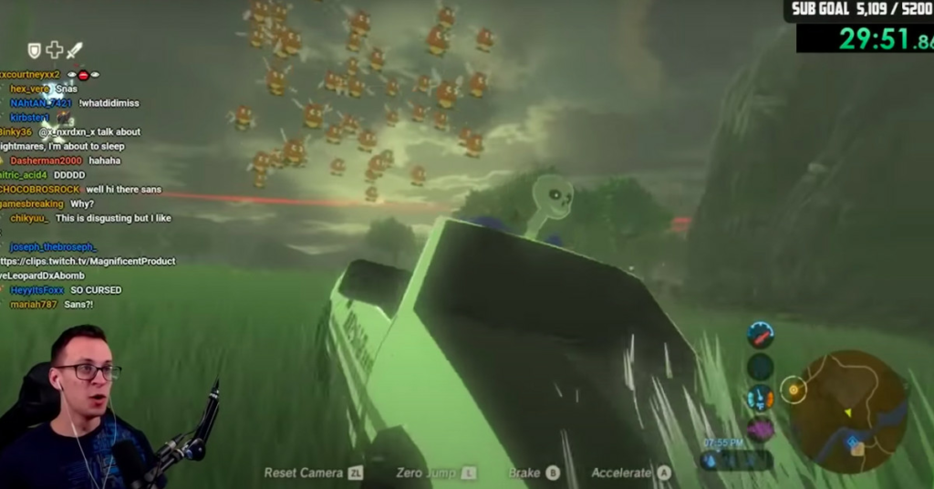 Breath of the Wild with 30 mods is pure chaos