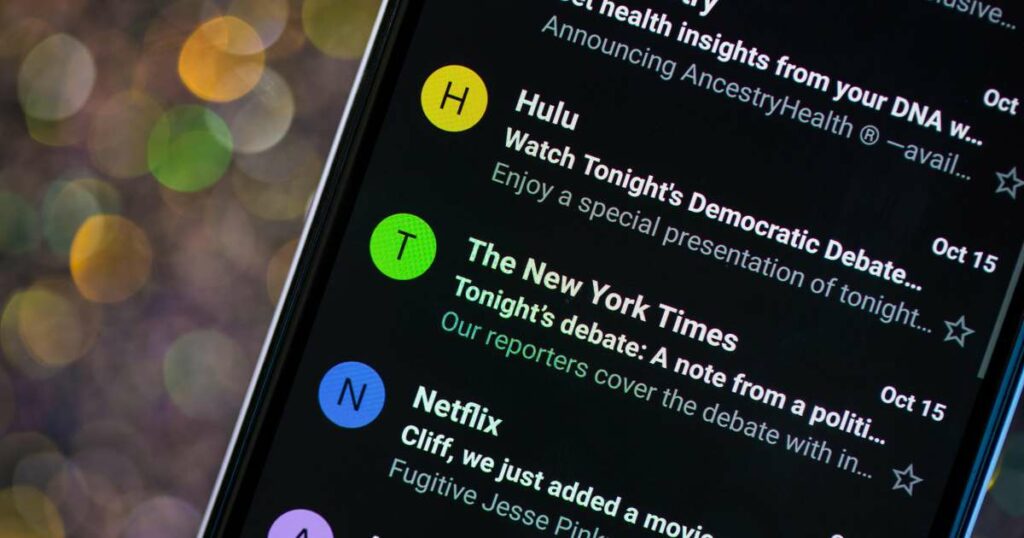Turn on dark mode for Gmail on your Android phone and iPhone