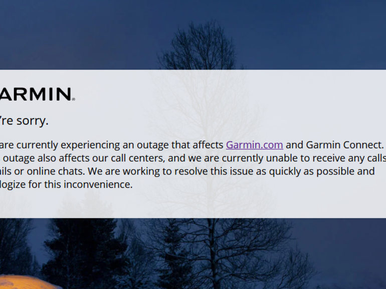 Garmin services and production go down after ransomware attack