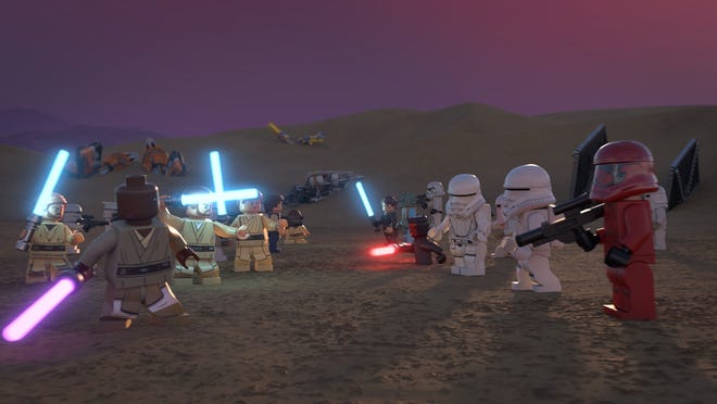 Heroes and villains throughout "Star Wars" history come together in the new Lego Disney+ special.