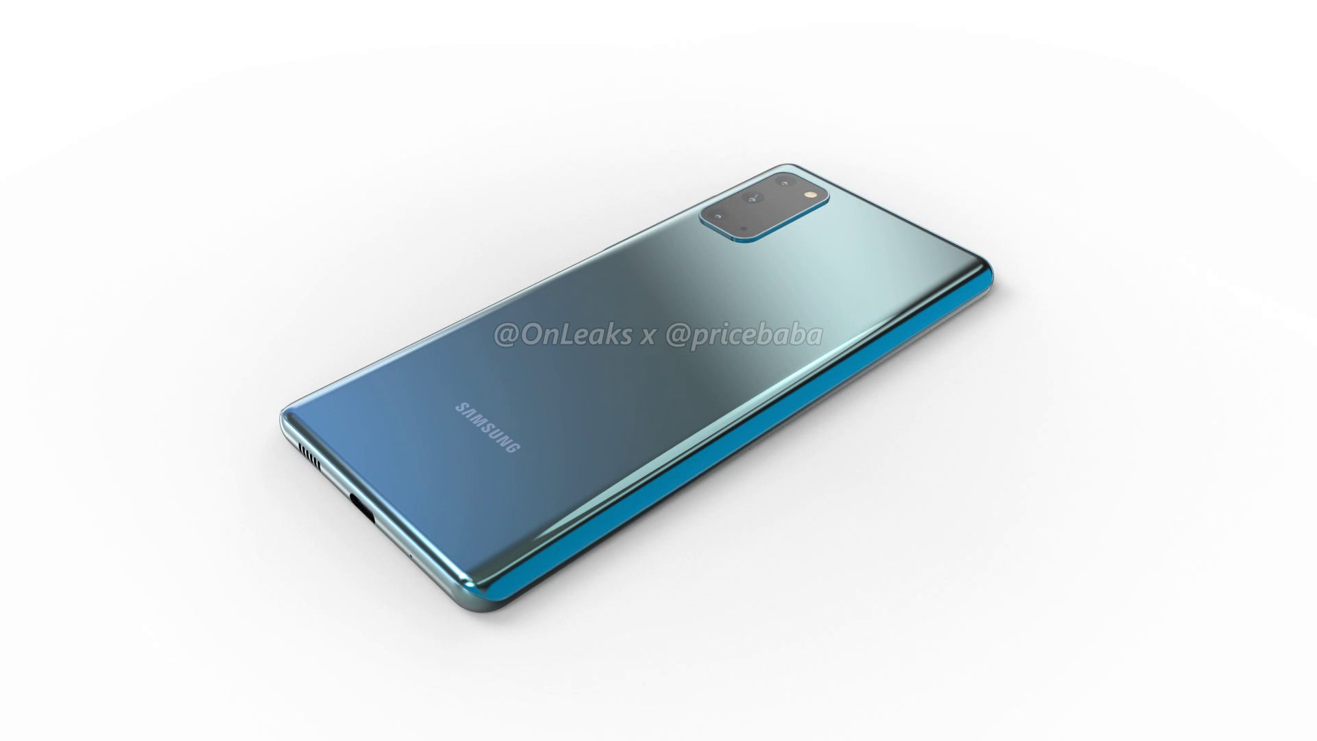 Samsung Galaxy S20 Fan Edition renders