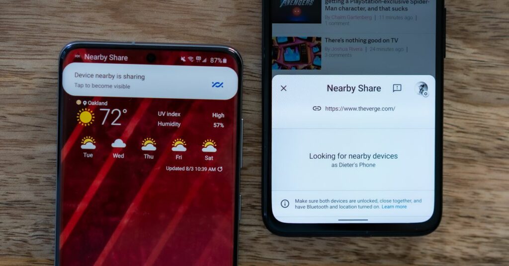 Android’s ‘Nearby Share’ file sharing feature is finally launching
