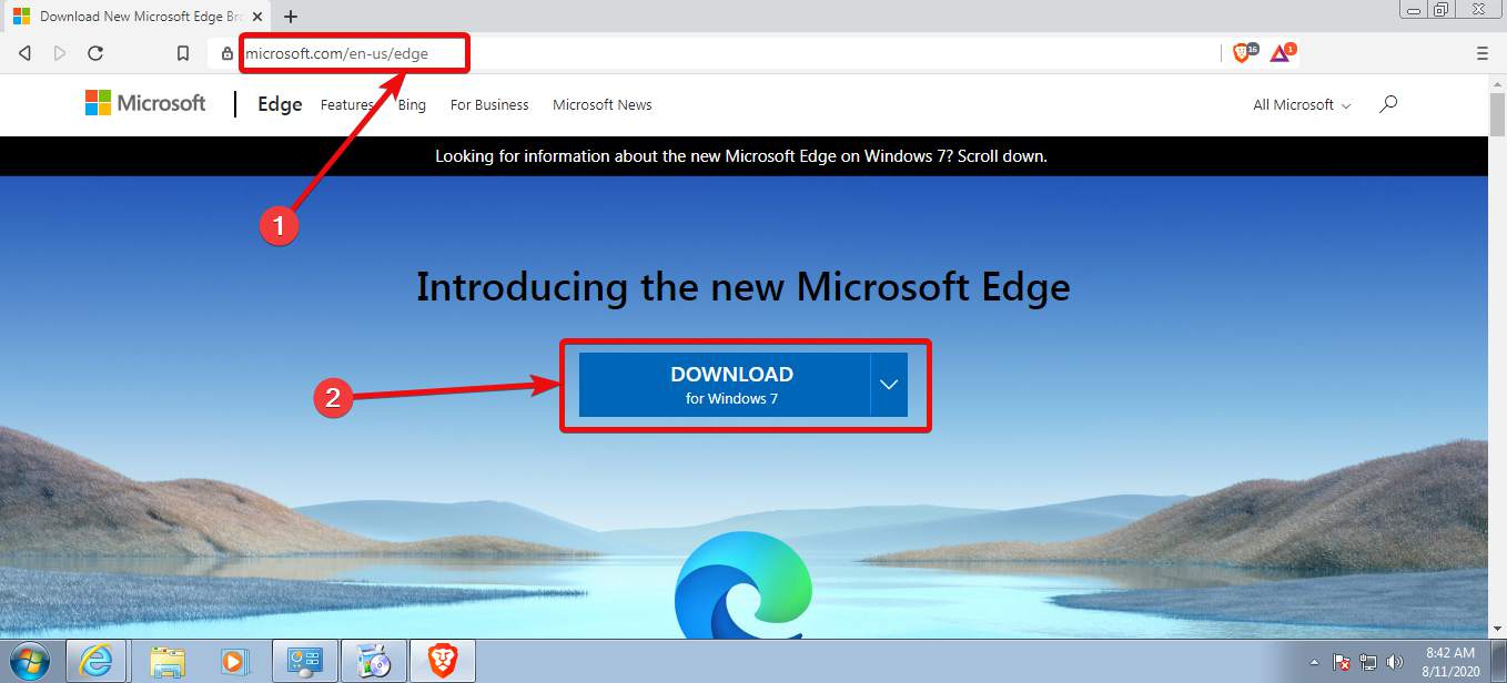 How to download and install Microsoft Edge on a Windows 7 ...