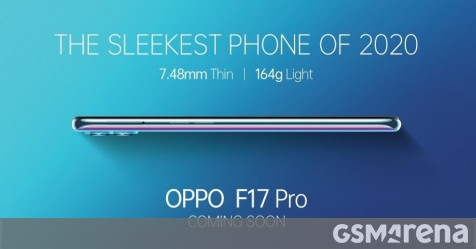 Oppo F17 Pro is coming soon as the 'sleekest phone of 2020' under INR25,000