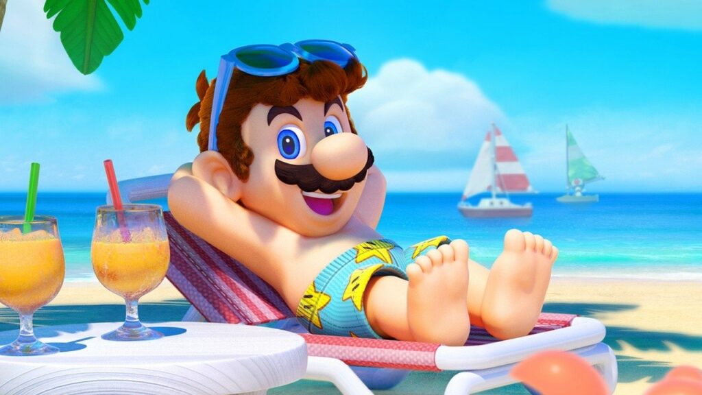 Random: Nintendo Posts New Image Of Mario In The Sunshine, Internet Goes Wild Again