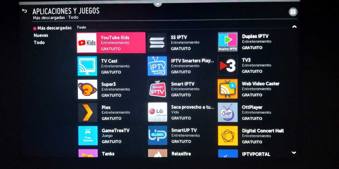 LG smart TV app