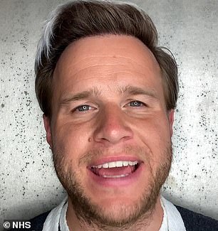 Together: The Voice coach, 36, joined members such as Simon Cowell, Harry Redknapp, and Gordon Ramsay, emphasizing the importance of getting the platform with videos recorded from their homes.