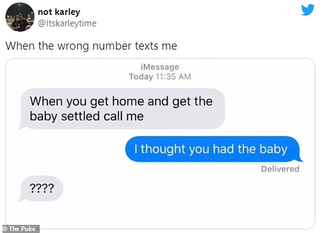 Someone took him to Twitter and revealed that he ridiculed the wrong number that sent a text message to them asking for a phone call when the baby calmed down.