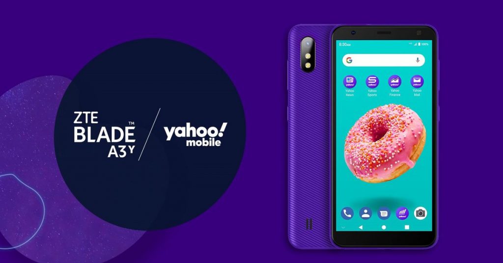Yahoo reappears as Yahoo Mobile's purple phone