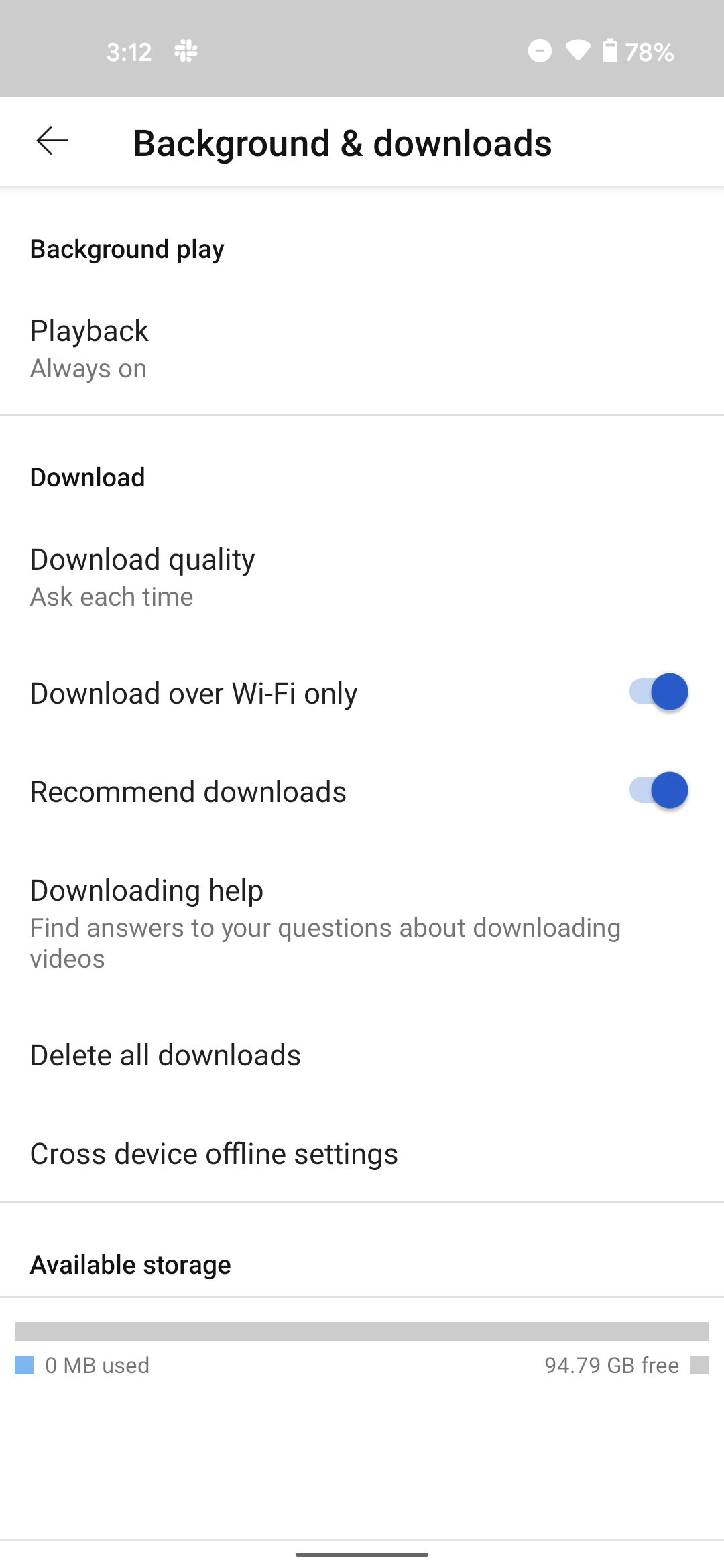 YouTube has easily tested cross-device downloads