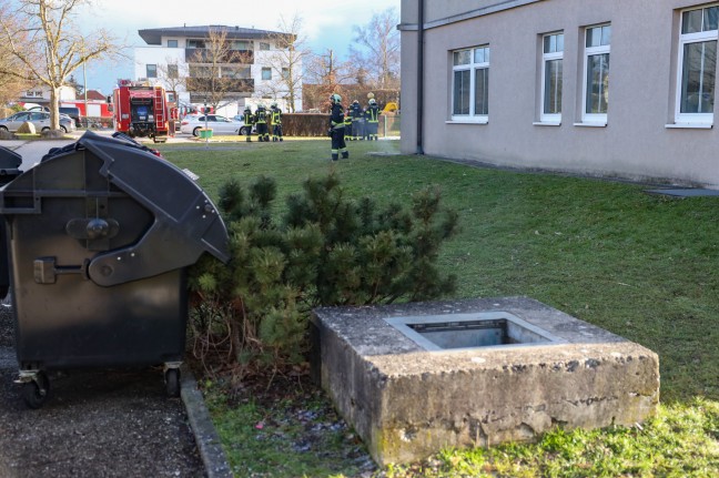 Arson: the fire in the basement of a company kindergarten in Wels-Neustadt was quickly extinguished