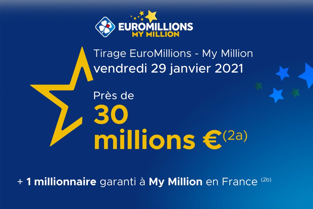 Tirage Euromillion janvier 2021