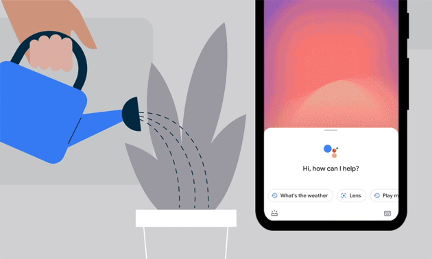 The Google Assistant allows you to send a text message even when the phone is locked