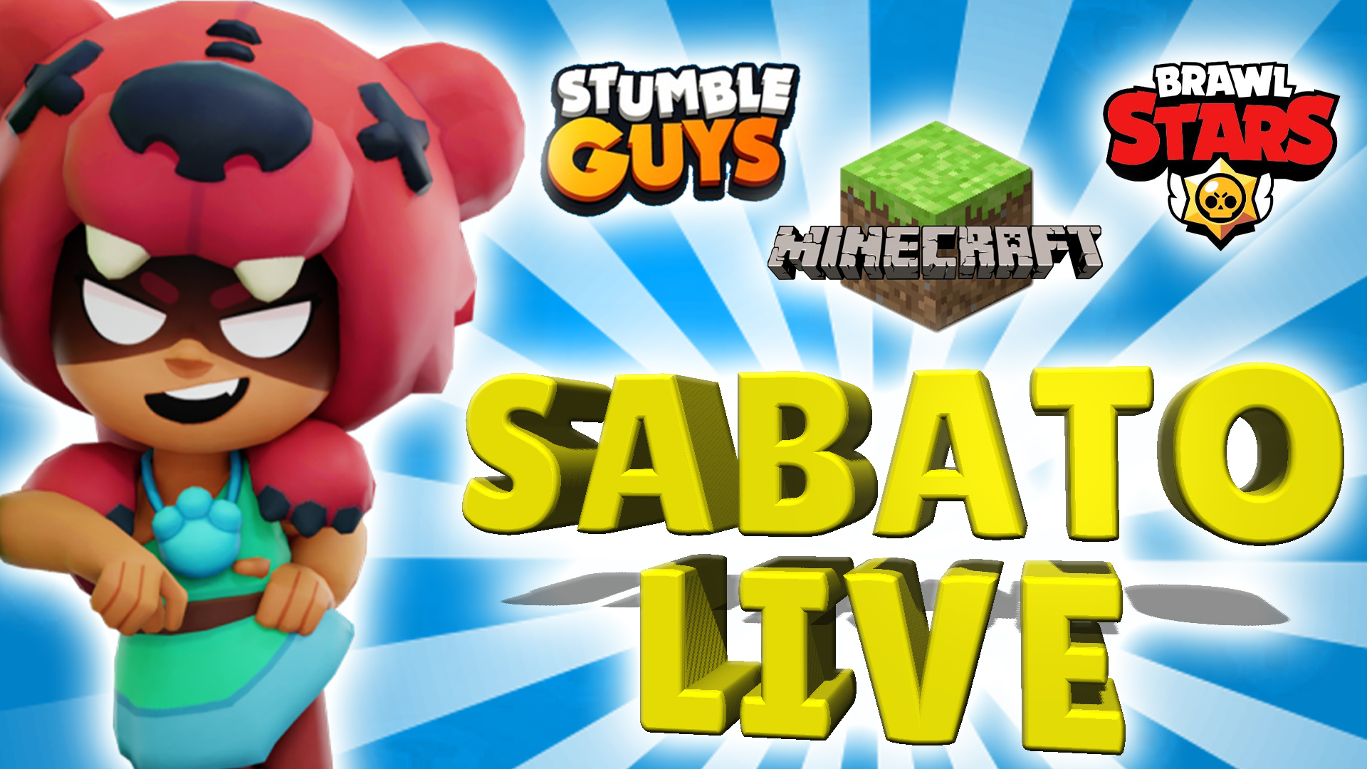 Today Super Live On Youtube To Have Fun With Brawl Stars Stumble Guys And Minecraft - serveur minecraft brawl stars