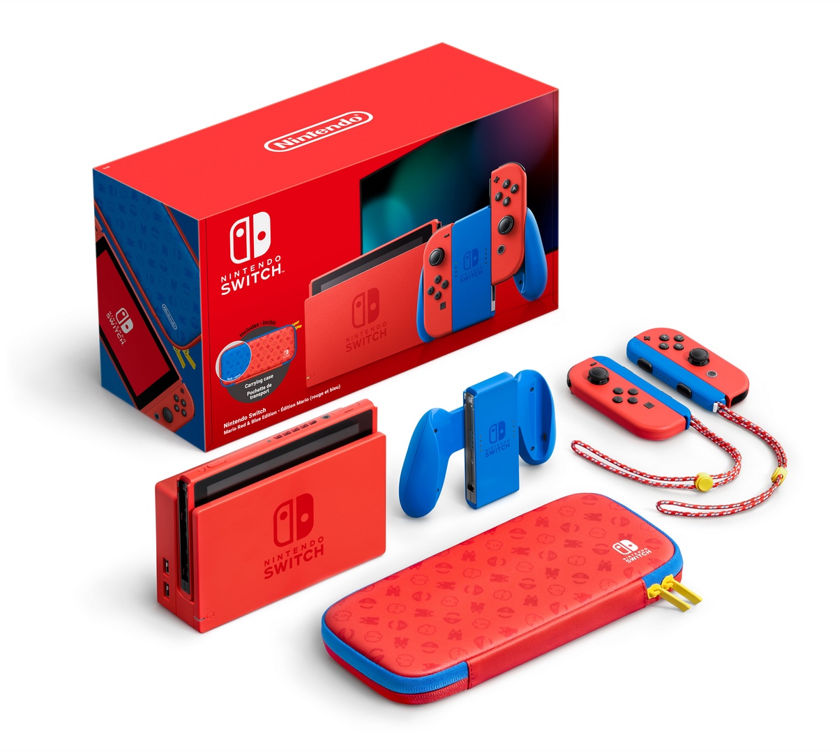 Nintendo Switch Mario Special Edition (Red and Blue)
