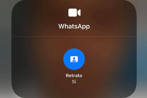 This way you can activate the "portrait mode" or blur the background of your WhatsApp video calls.  (Photo: MAG)