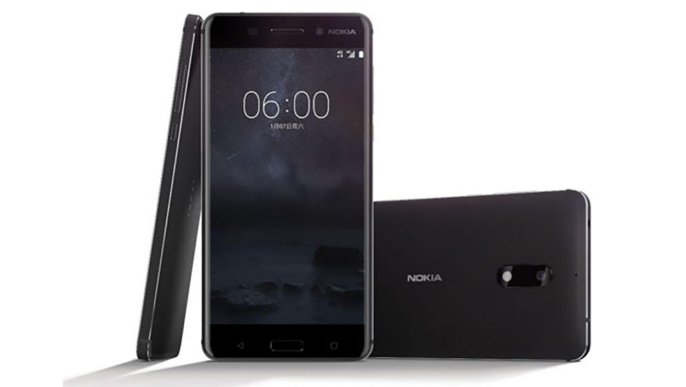This is what the new Nokia Nokia 6 smartphone looks like.