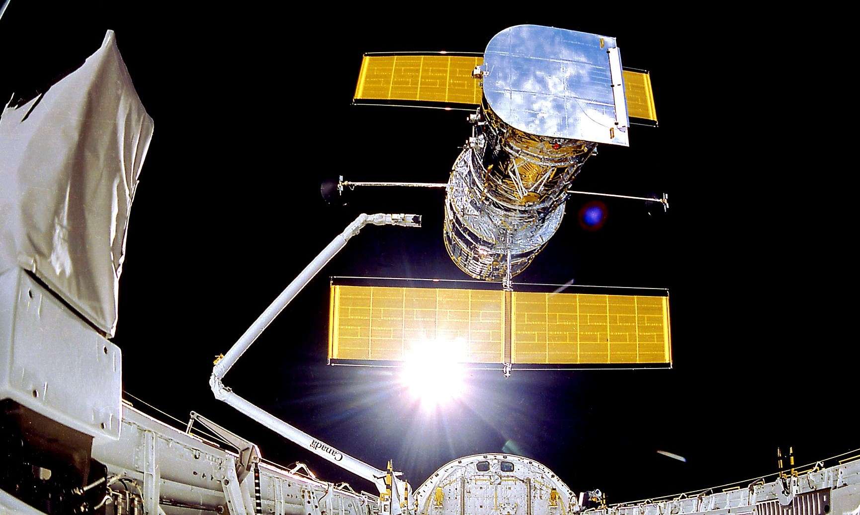 The Hubble telescope has been completely shut down for several days after a failure in the on-board computer.  © Nasa / Smithsonian Institution / Lockheed Corporation