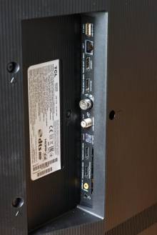 TCL 55C825X1: the connections.