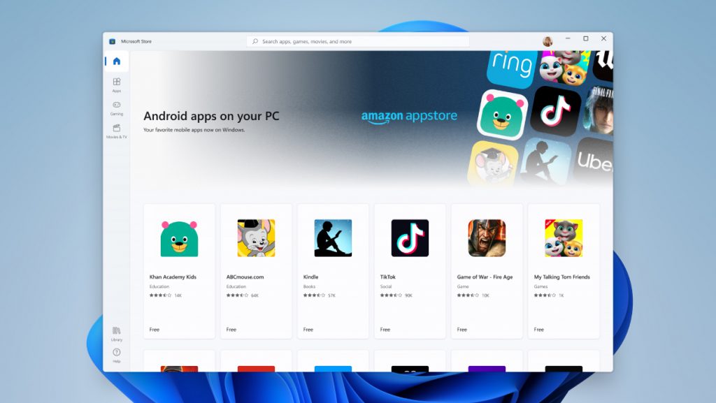 Microsoft begins rolling out Android apps through Amazon Appstore