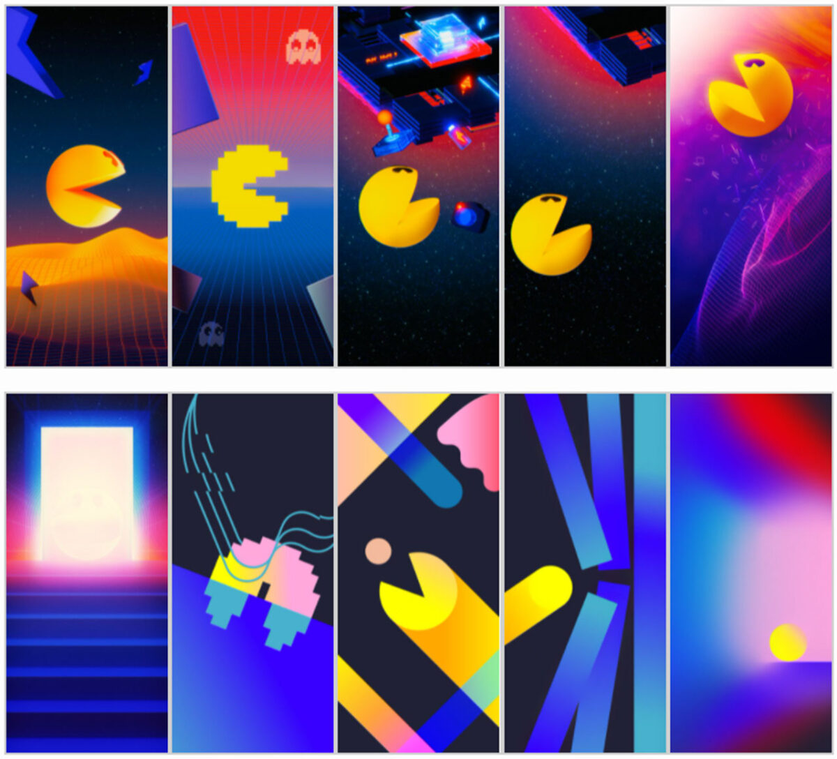 oneplus nord 2 pac-man wallpaper icons animations