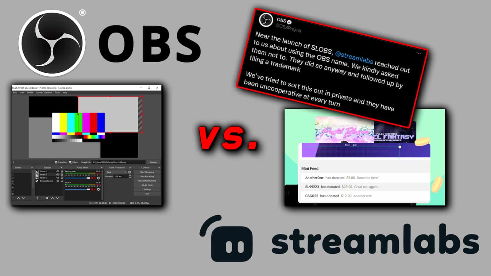 streaming obs vs streamlabs