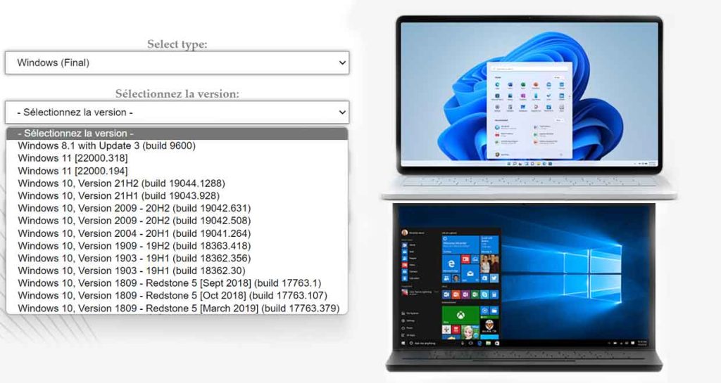 Windows 11 and 10, how to download your installation ISOs in seconds?