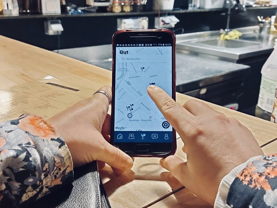 OUT, the new Lille app that saves you from waiting at the counter in bars