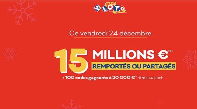 15 million euros to win this Friday, December 24