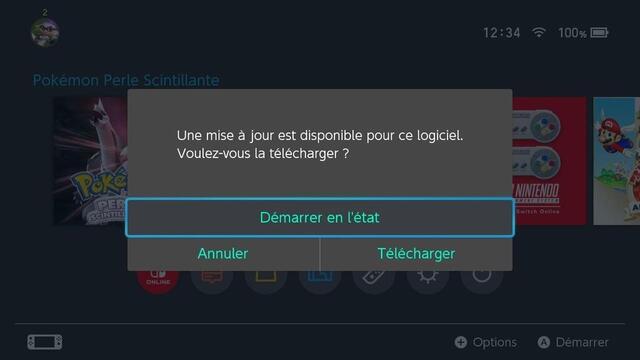 photo now, the nintendo switch will ask if you want to download an update for your games.  if you want to stay on a previous version, select the option 