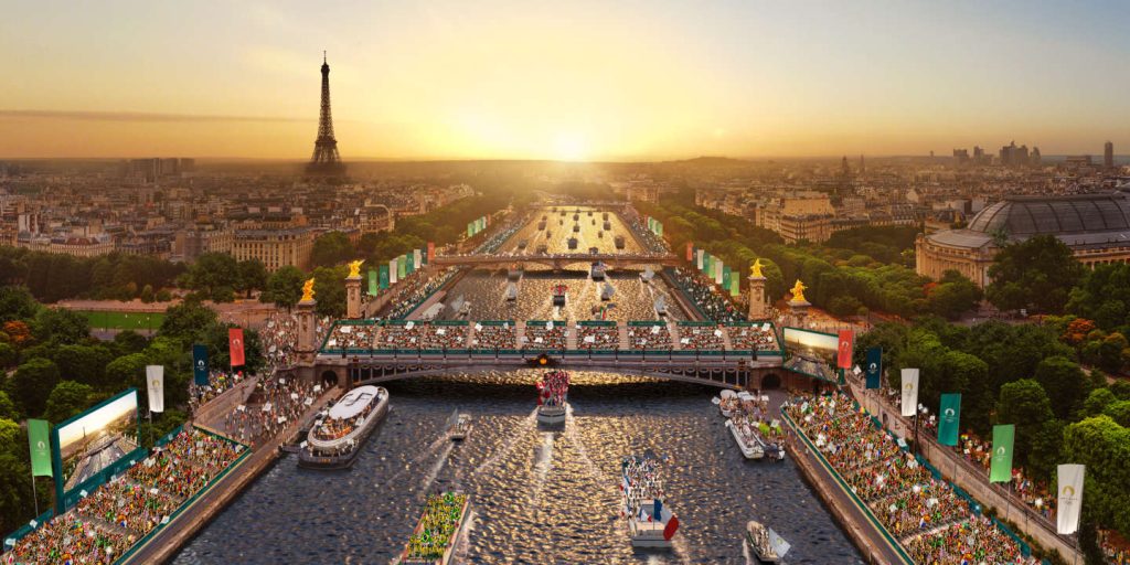 the Seine will be the setting for the opening ceremony of the Games, before 600,000 people