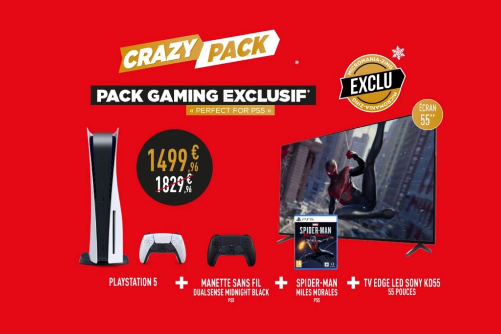 Are you ready to put 1500 € into this PS5 + Sony Bravia 55 "4K TV + controller and game bundle?