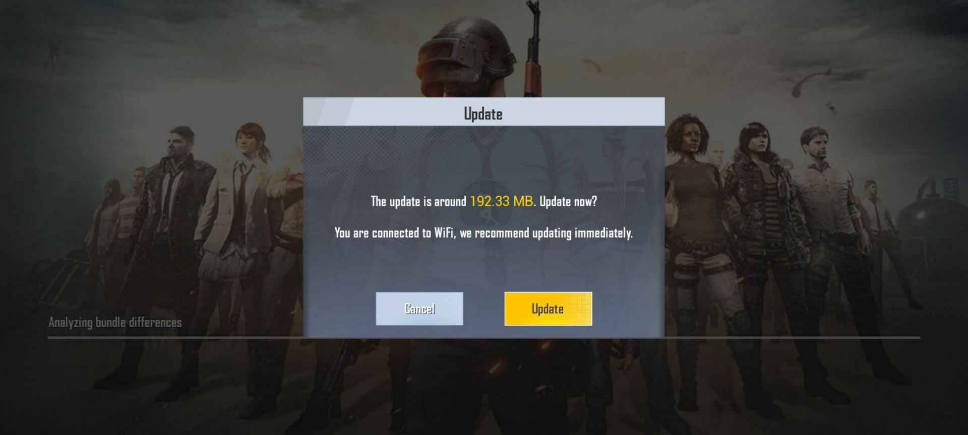 This is the game patch that needs to be done to get version 0.22.1 (Image via PUBG Mobile Lite)