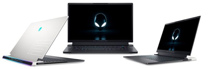 Slim gaming laptops with more power: The Alienware x14, x15 R2, and x17 R2 are now powered by Intel's Alder Lake H processors.  Hybrid CPUs have up to 14 cores.
