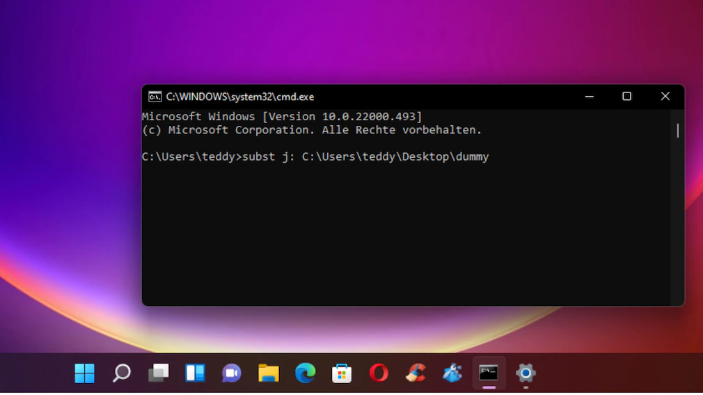 Windows 7/8/10/11: Explorer: mount folder as drive