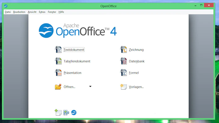 OpenOffice: popular office suite