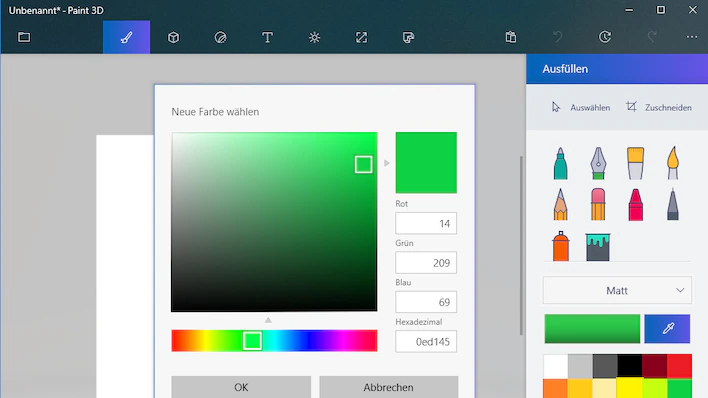 Microsoft Paint 3D (Windows 10 app)