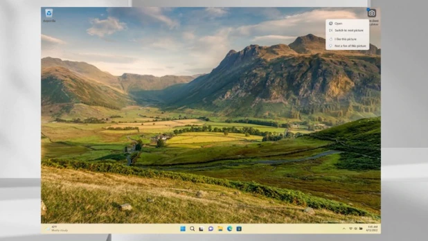 Changing backgrounds are meant to spice up your Windows desktop.