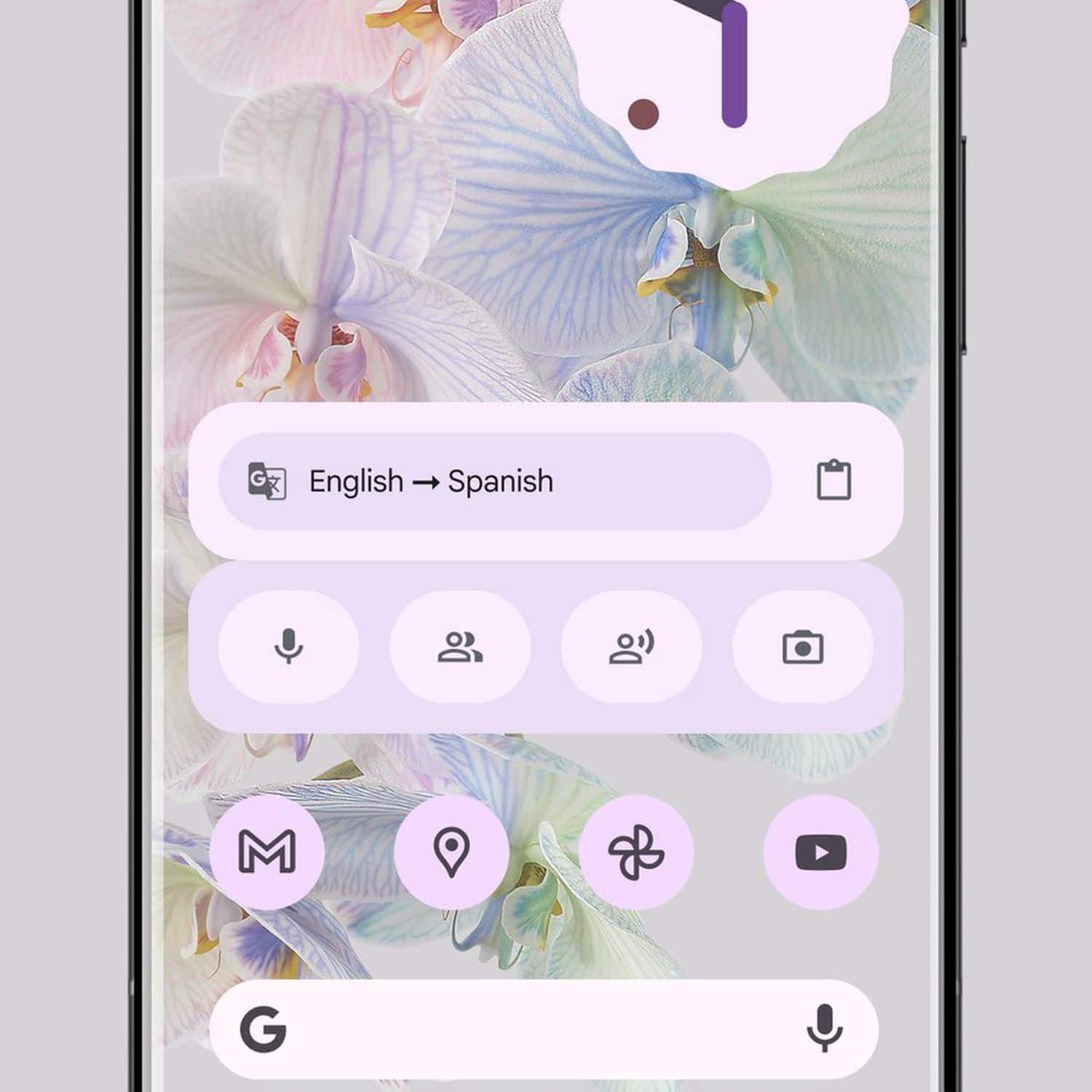 android 12 material google translate widget