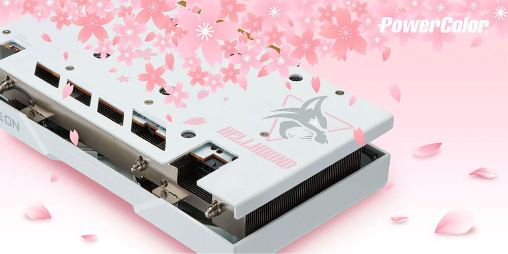 Powercolor RX 6650 XT: New version in white and pink