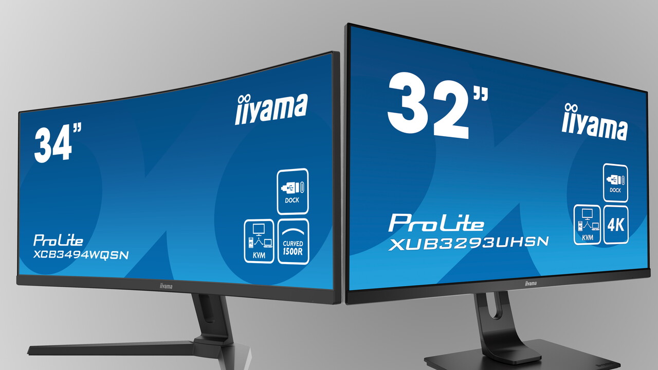 Unlikely brothers: iiyama’s new office monitors with USB-C and KVM